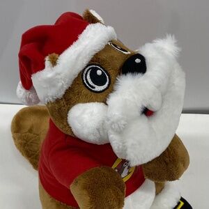 Bucees Buc ee's Plush Bearded Beaver Santa wearing A  Shirt